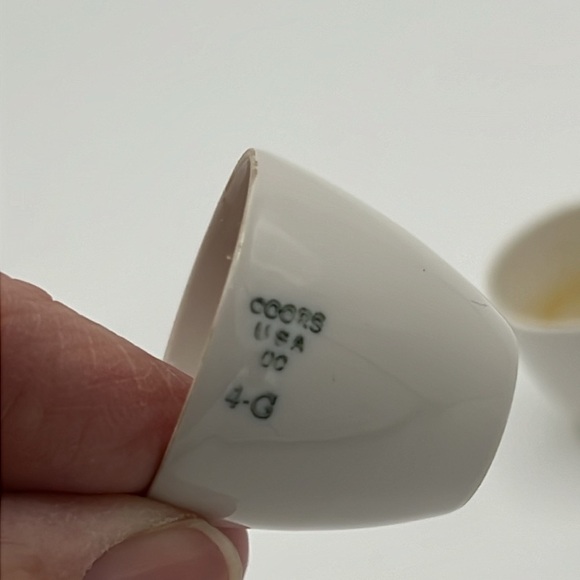 COORS VINTAGE PORCELAIN CRUCIBLES SET of 8 - Picture 10 of 10